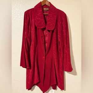 Vintage First Lady Jackie & Jillian Red Jacket Blazer